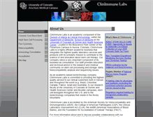 Tablet Screenshot of clinimmune.com